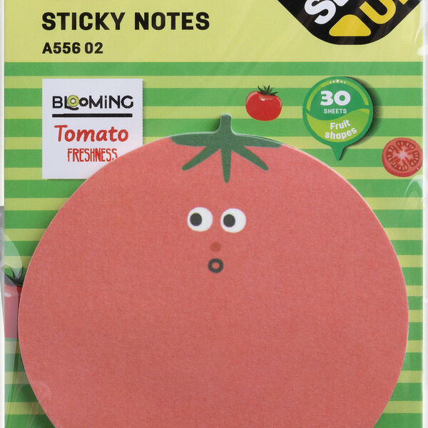 Стикеры с клеевым краем Deli 76х76 мм,30 листов,цвет и форма в асс-те 