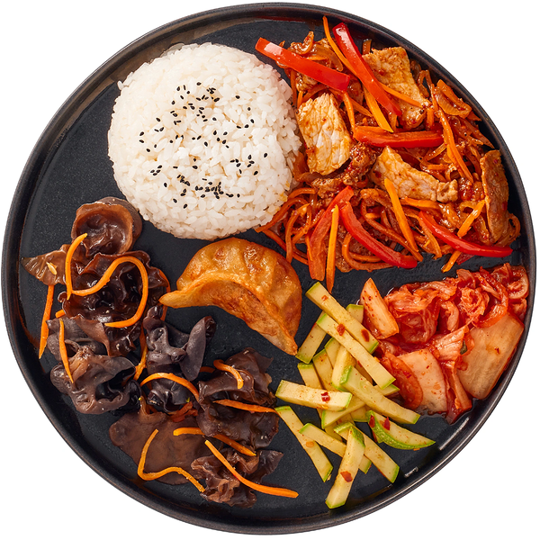 Ланч бокс Корейский свинина хе Перекрёсток Select, 360г