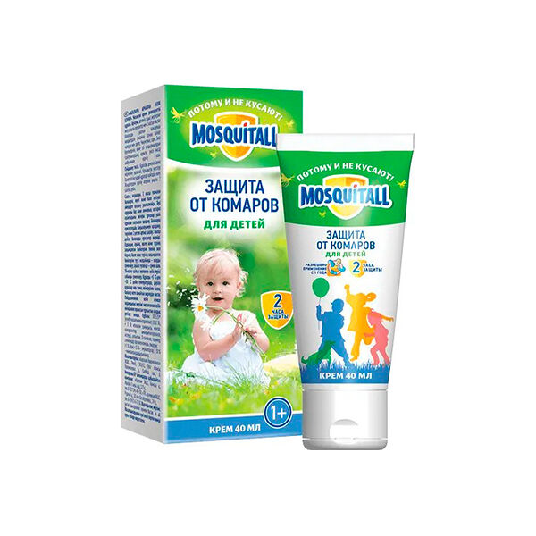 Крем Нежная защита д/детей от комаров 40мл MOSQUITALL