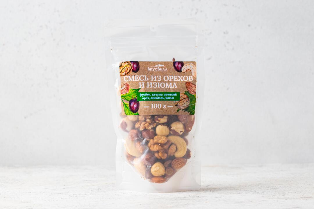 

Смесь из орехов и изюма ВкусВилл 100 г