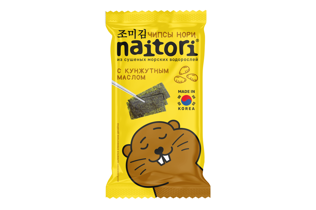 

Чипсы нори Naitori с кунжутным маслом 3 г