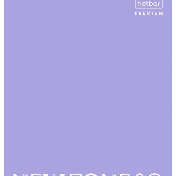 Блокнот Hatber Premium перфорация на отрыв на гребне клетка А6, 80 л, в ассортименте