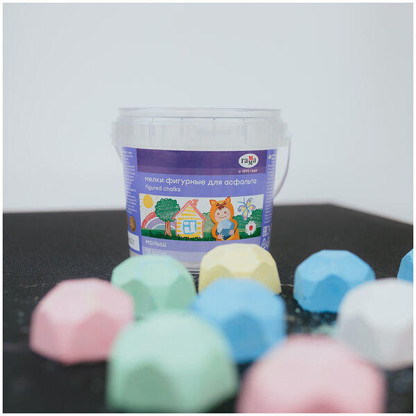 Мелки фигурные для асфальта Гамма 