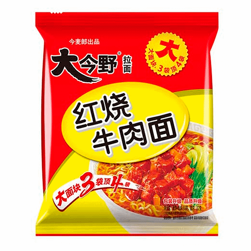 Лапша JinMailang со вкусом говядины быстрого приготовления