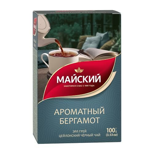 Чай черный Майский Ароматный бергамот 100 г