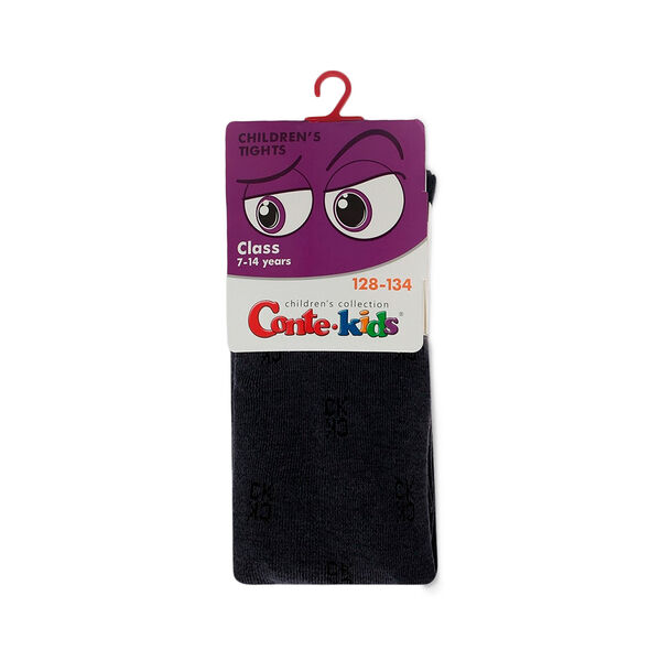 Колготки детские CONTE-KIDS CLASS  р128-134 (20)  657 серо-фиолетовый