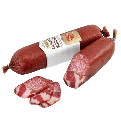 Изделие колб. Колбаса ОРИГИНАЛЬНАЯ МЯСНОЙ СЮРПРИЗ с/к мяс.в/с вак/уп  Гродненский МК