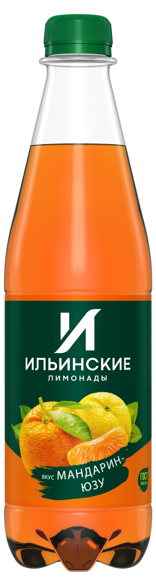 

Напиток газированный Ильинские лимонады мандарин-юзу 480 мл