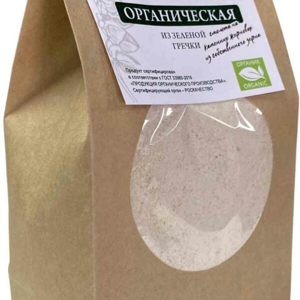 Мука гречневая органическая Путь жизни из зеленой гречки