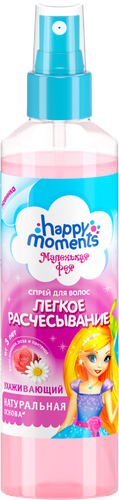 

Спрей для волос детский Маленькая Фея Happy Moments Легкое расчесывание 160 мл
