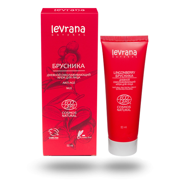 Крем для лица дневной Levrana брусника