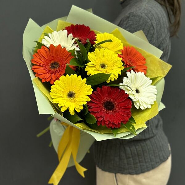 Букет из 9 гербер