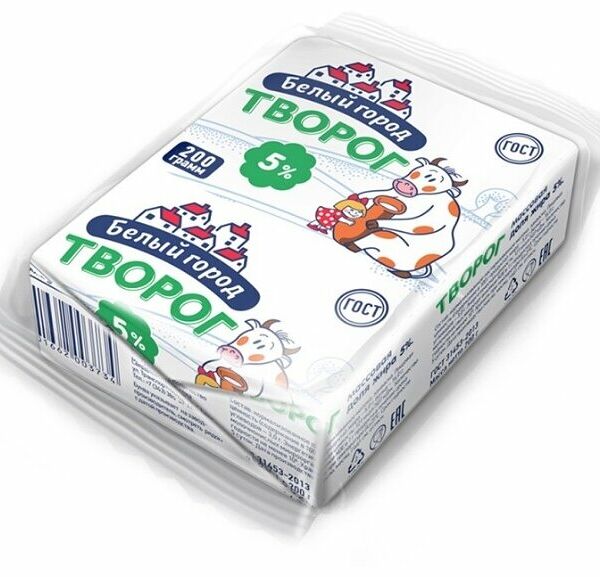 Творог Белый Город 5%