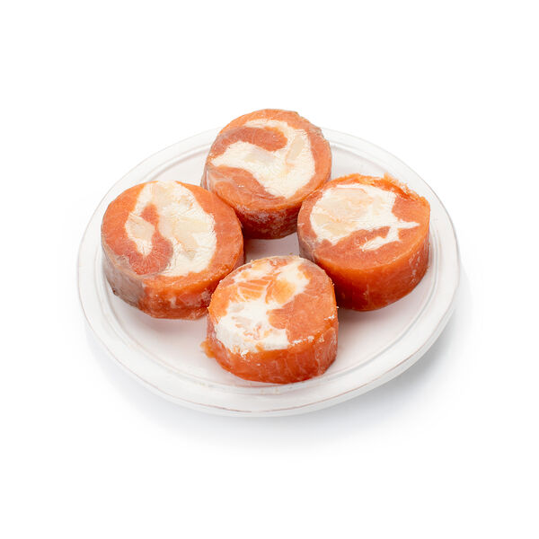 Рулет из форели с крабом