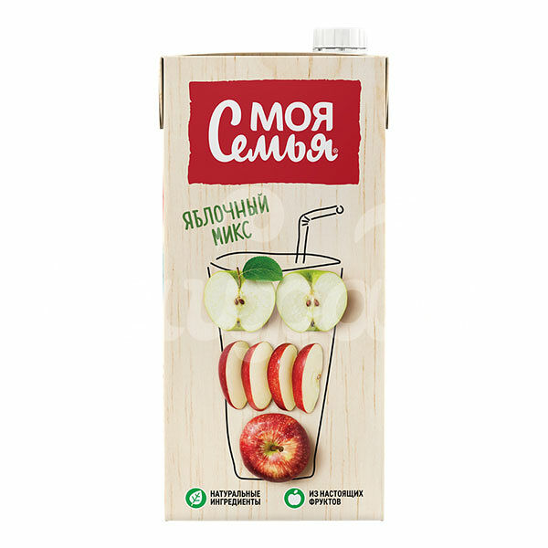 Напиток Моя Семья 1.93л Яблочный микс Сокосодержащий с 3лет т/п