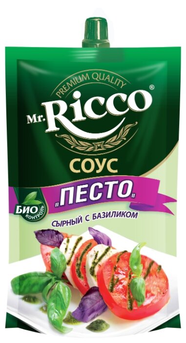 

Соус Песто Mr.Ricco сырный с базиликом 210 г