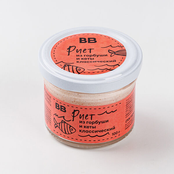 Риет из горбуши и кеты классический