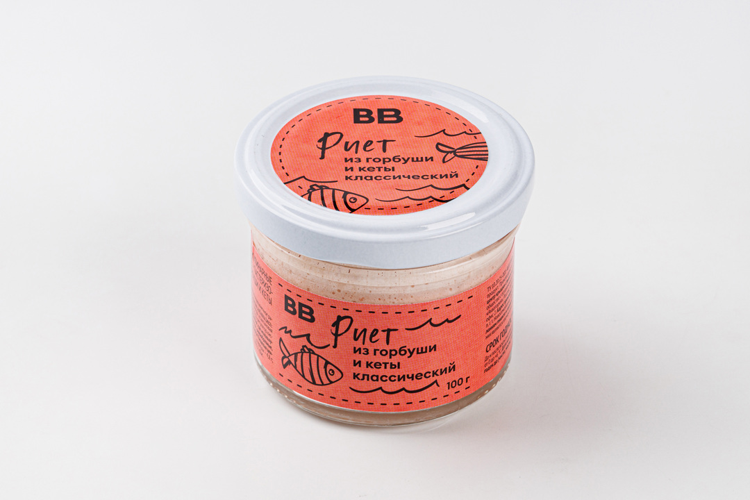 

Риет из горбуши и кеты классический 100 г