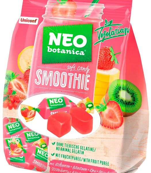 Конфеты Neo Botanica с желейным корпусом Смузи Клубника-Банан-Киви-Ягоды годжи 200г