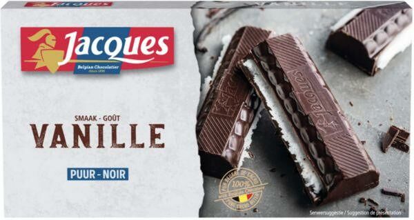 Шоколад тёмный Jacques с ванильной начинкой