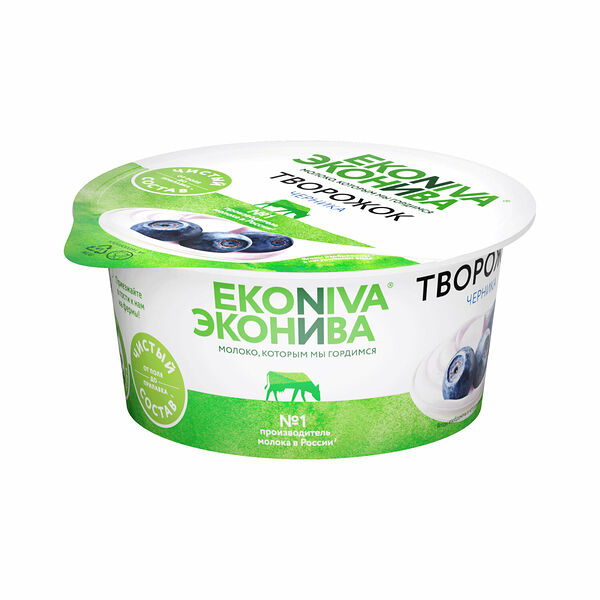Творожок ЭкоНива с черникой 5%, 125 г