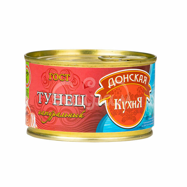 Тунец Донская Кухня 240гр Натуральный ж/б