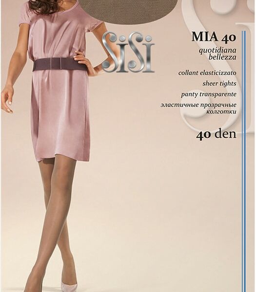 Колготки SiSi Mia 40 Miele Светло-бежевый Размер 4