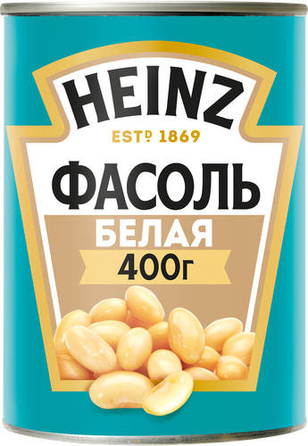 

Фасоль Heinz белая в собственном соку 400 г