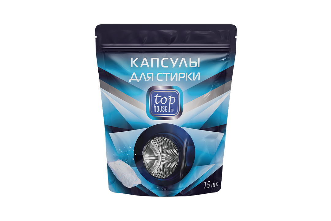 

Капсулы для стирки Top House 15 шт