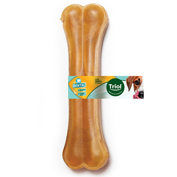 Лакомство для собак Triol Dental Кость жевательная 12.5 см 50 г