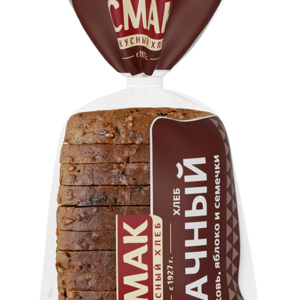 Хлеб Смак Дачный ржано-пшеничный зерновой тостовый, с морковью, семенами подсолнечника и яблоком 350 г