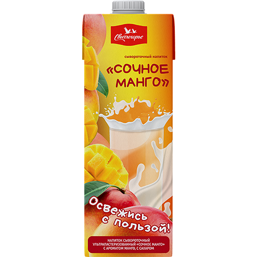 Напиток сывороточный Свитлогорье Сочное манго