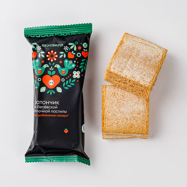 Батончик из белевской яблочной пастилы без доб. сах.