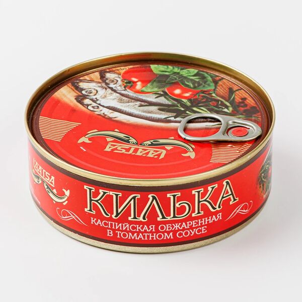 Килька каспийская Пролив обжаренная в томатном соусе Лаатса 240г