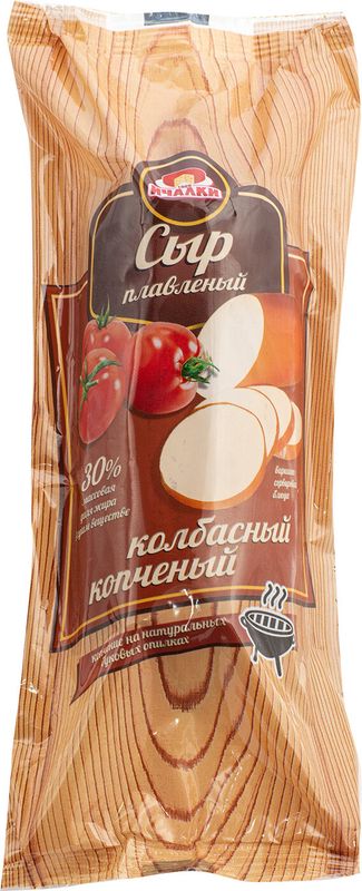 

Сыр плавленый Ичалки Колбасный копченый 30% 400 г