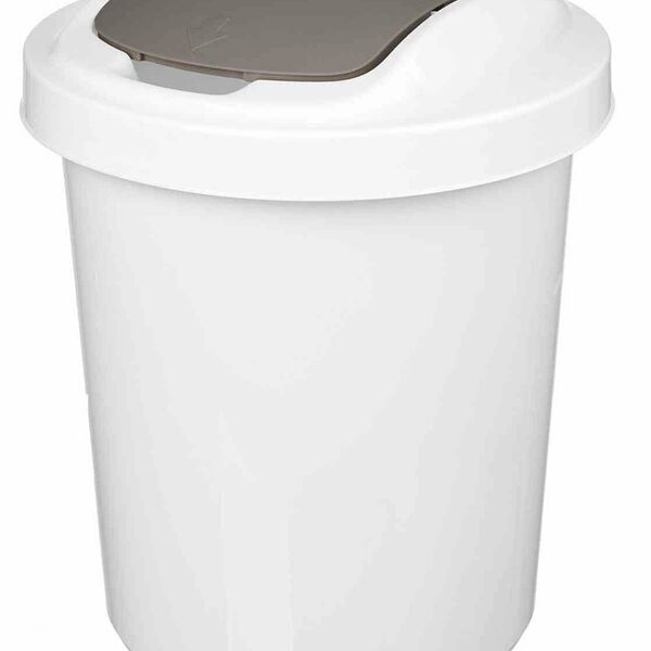 Контейнер для мусора Idiland Palm с крышкой цвет, в ассортименте, 16 л