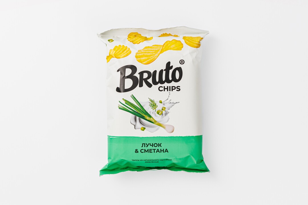 

Чипсы картофельные Bruto Лучок и сметана 60 г