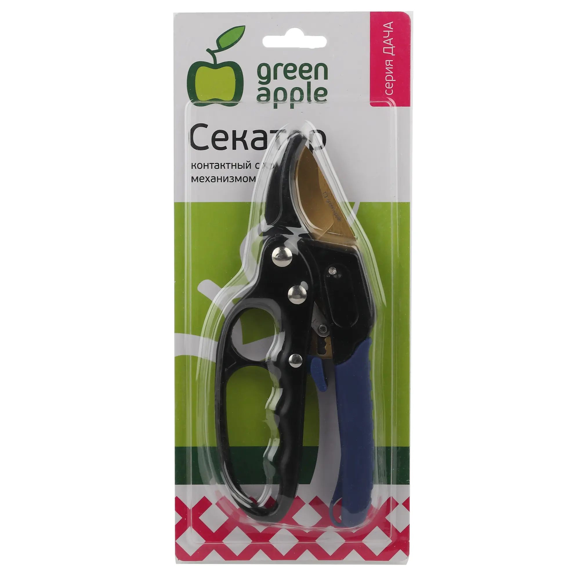 

Секатор контактный с храповым механизмом Green Apple GAECO01-72