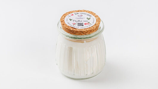 Свеча сувенирная Розовый пион