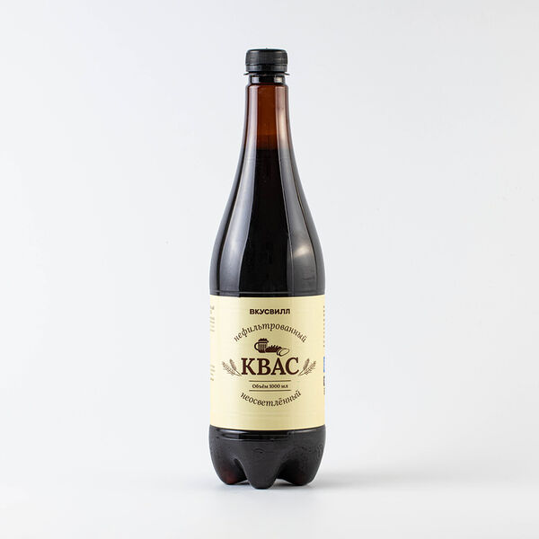 Квас нефильтрованный неосветленный 1л