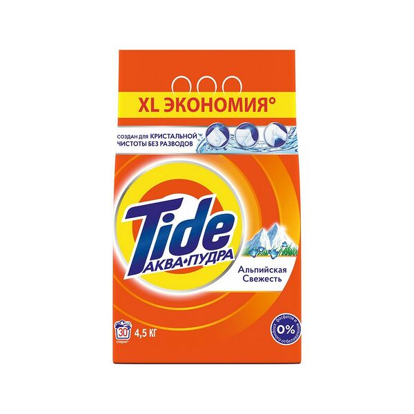 Синтет. моющее ср-во порошкообразное Tide (4,5) Absolute Автомат  Альпийская свежесть