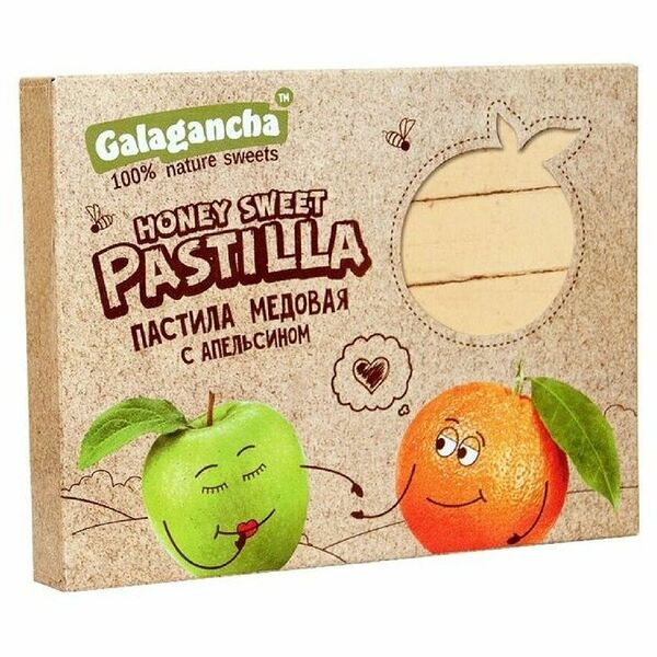 Пастила Galagancha Honey Sweet Pastilla медовая с апельсином