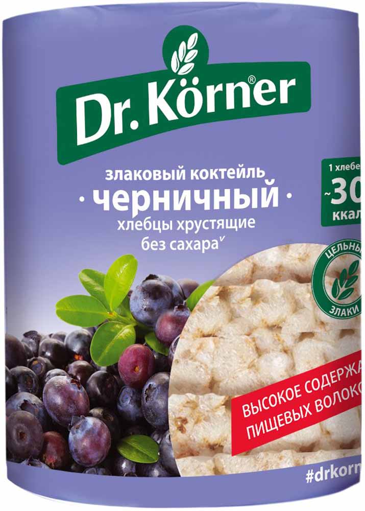 

Хлебцы хрустящие Dr. Korner злаковый коктейль черничный 100 г
