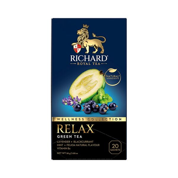 Чай Richard Relax зеленый аромат. пакет 20x1,5г
