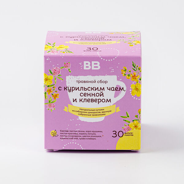 Травяной сбор с курильским чаем, сенной и клевером 45г