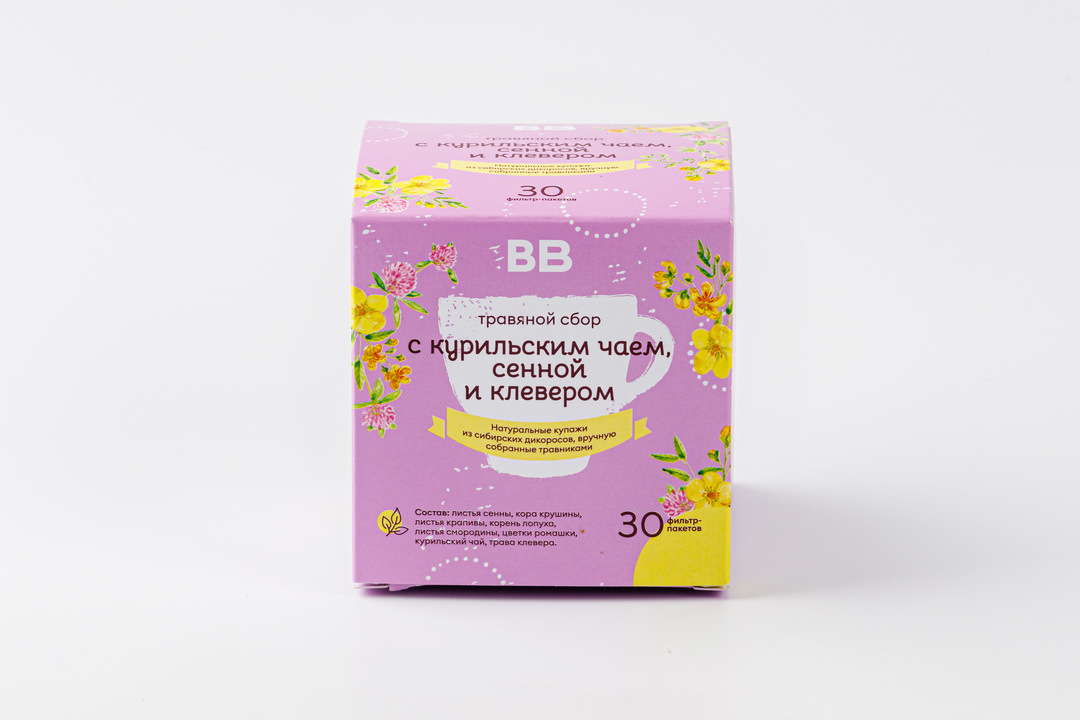 

Травяной сбор с курильским чаем, сенной и клевером 45 г