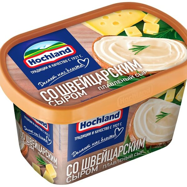 Сыр плавленый Hochland со швейцарским сыром 50% 400г
