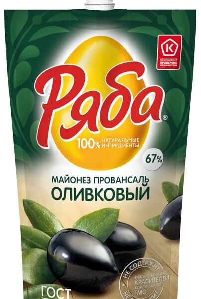 Майонез Ряба Провансаль Оливковый 67% 330г
