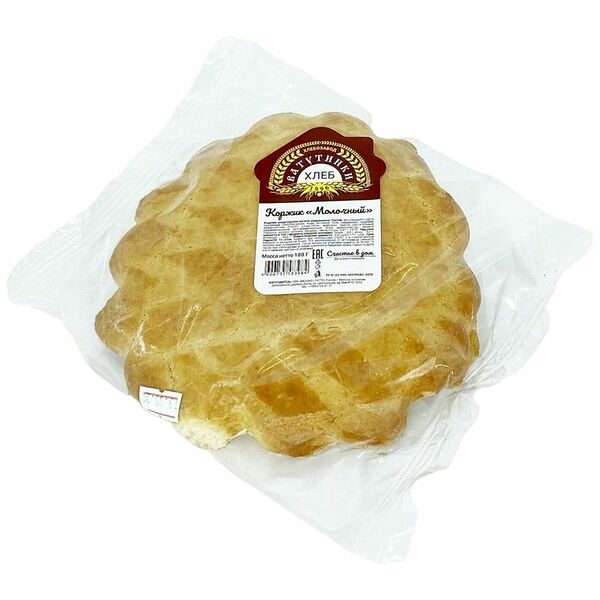 Коржик Ватутинки хлеб молочный, 180 г