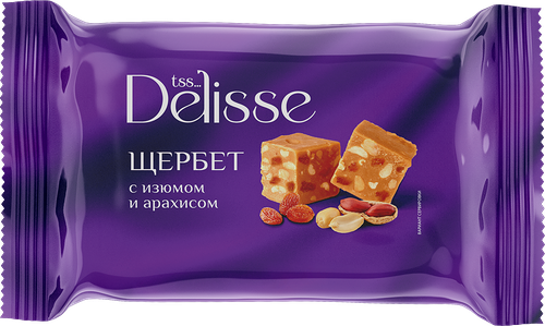 Щербет DELISSE с изюмом и арахисом 250г